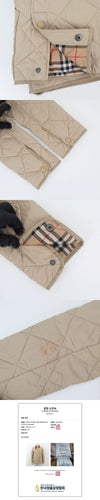 BURBERRY Damen Halblangenjacke mit Diamond-Quilt und Temperaturregelung Honey 8021468 157269106 [P]