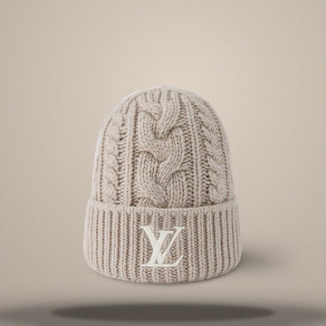 Louis Vuitton Mini Cable Beanie Beige M5215A 157269659