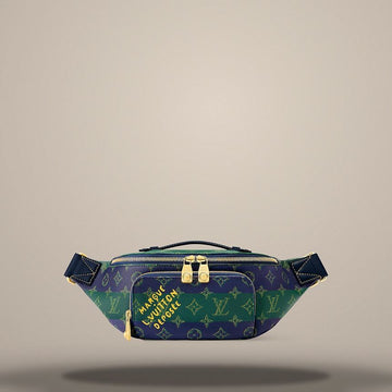 Louis Vuitton Rush Bumbag Blue Stripe M25783 157272411