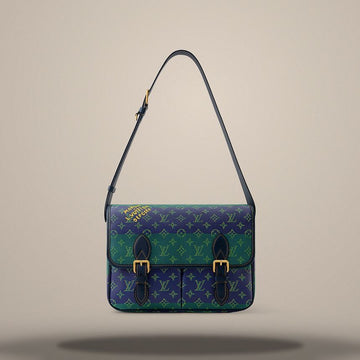 Louis Vuitton Satchel Messenger Blue Stripe M15187 157272427