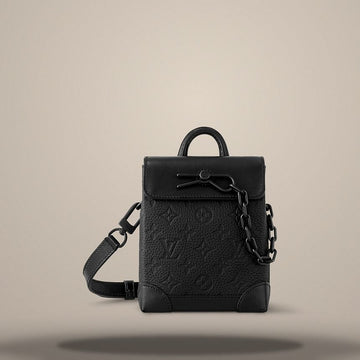 LOUIS VUITTON ナノスチーマー トリュフ モノグラム パターン エンボス仕上げのカウハイドレザー M82772 157272886