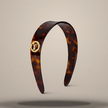 LOUIS VUITTON Kreis Haarband Dunkles Schildkröt M02980 157274011