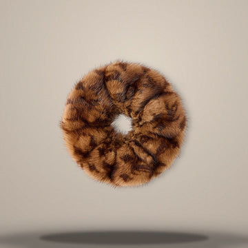 Louis Vuitton Mink Monogram Scrunchie Dark Brown M97194 157274016