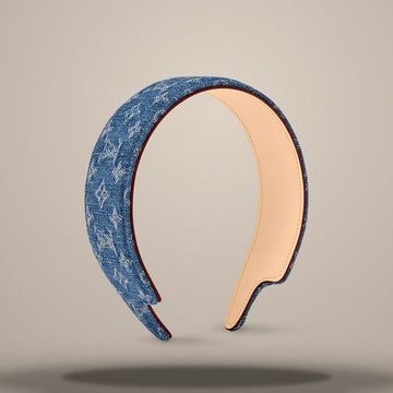 Louis Vuitton Outline Headband Blue M5377A 157274017