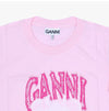 Ganni Teddy Logo Baby Fit Women's T-Shirt 157224497 [P]