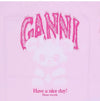 Ganni Teddy Logo Baby Fit Women's T-Shirt 157224497 [P]