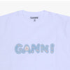 Ganni Crochet Logo Embroidered Women's T-Shirt 157224821 [P]