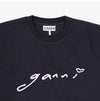 GANNI スクрипトロゴ女性用半袖Tシャツ 157224899 [P]