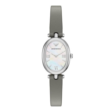 Armani Sinfonia Mother-of-Pearl Women's Leather Watch 154121070 [P]