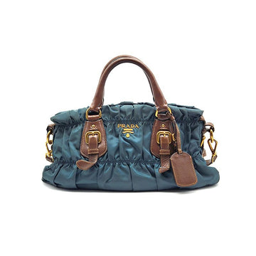 PRADA テスート グレイン トート兼ショルダーバッグ (BN1407) L319677 157278133