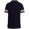 THOM BROWNE トリミングテクスチャーコットン半袖Tシャツ 157282771 [P]