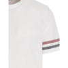 THOM BROWNE トリミングテクスチャコットン半袖Tシャツ 157282780 [P]