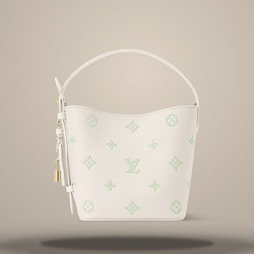 LOUIS VUITTON All In BB Milky White / Green M27570 157284069