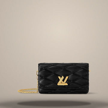 LOUIS VUITTON ウォレット オン チェーン GO-14 ブラック M13139 157284157
