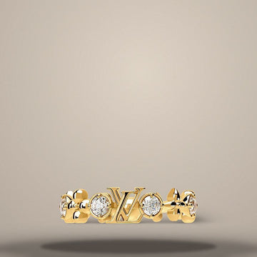 LOUIS VUITTON XS Strass Ring ~ 52, 53, 54 europäische Größen MA000M 157285215