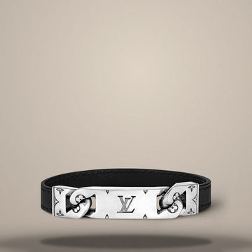 Louis Vuitton Monogram Tied Up Bracelet Black M8825 157285234