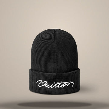 Louis Vuitton Signature Beanie Black M5330A 157285274
