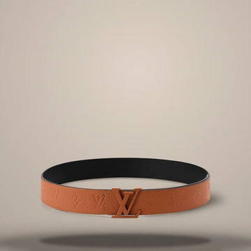 Louis Vuitton Taurillon Monogram Reversible Belt 40mm Camel / Black M4512 157285301