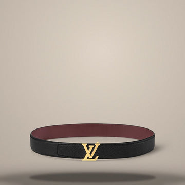 LOUIS VUITTON 35MM Wendegürtel Schwarz / Bordeaux M8205 157285316