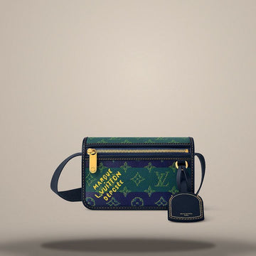 LOUIS VUITTON Bosphore Tragbare Brieftasche Blau Streifen M15173 157285341