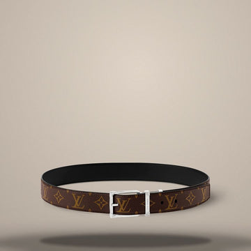Louis Vuitton Corner Pin 35mm Reversible Belt Monogram / Black M4455 157285348