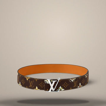 Louis Vuitton Monogram Flower 40mm Reversible Belt / Brown M4637 157285359
