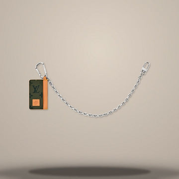 Louis Vuitton Pouch Chain Belt Khaki M03392 157285366