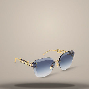 LOUIS VUITTON Juwel Emaille Katzenaugen Sonnenbrille Z3315U 157285422