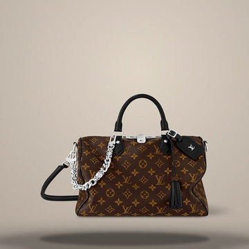 Louis Vuitton Speedy Soft 30 Dark Monogram Black M12243 157285477