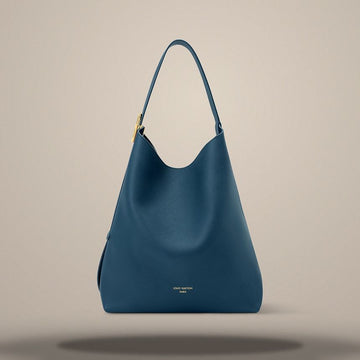 LOUIS VUITTON Hobo MM in Preußischblau M28220 157285505
