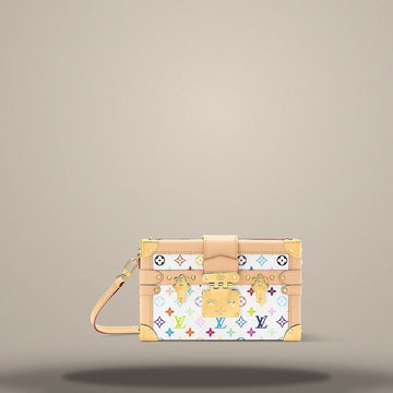 LOUIS VUITTON Petite Malle Multicolor / Weiß M28243 157285506