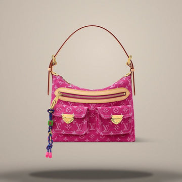 Louis Vuitton Baggy Fuchsia Denim M28266 157285507
