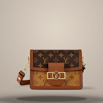 LOUIS VUITTON ミニ ドーフィン モノグラムとモノグラム リバース コーティング キャンバス M45959 157285510