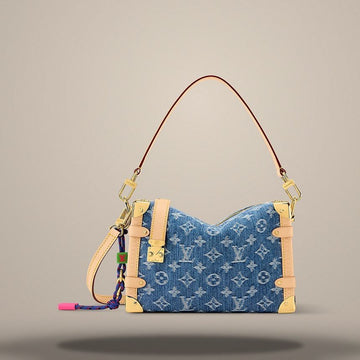 LOUIS VUITTON Seitenkoffer MM Denim Bl Blau 157285539