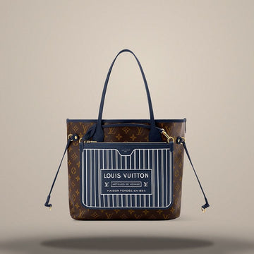 Louis Vuitton Neverfull Inside Out MM Monogram Navy M14994 157285553