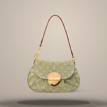 Louis Vuitton Sunset Khaki Denim Tote M27210 157285583