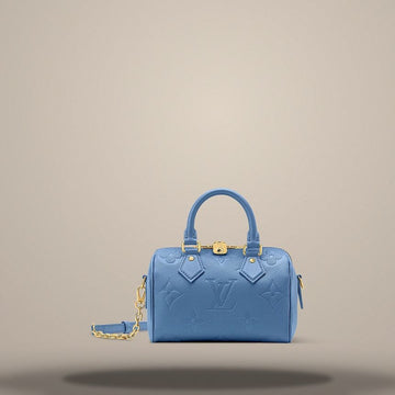 Louis Vuitton Speedy Bandouliere 20 Blue Denim M28316 157285587