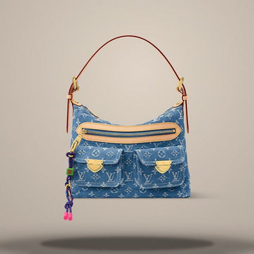 Louis Vuitton Baggy Blue Denim M27329 157285602