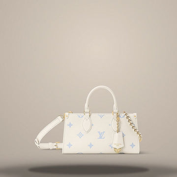 Louis Vuitton OnTheGo East West Milky White / Blue M27577 157285603