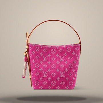 LOUIS VUITTON All In BB Fuchsia Denim M27626 157285624