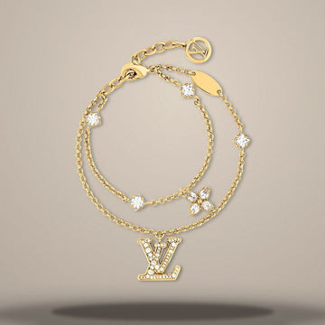LOUIS VUITTON Damenarmband mit goldfarbener Metalloberfläche M1582A 157285684