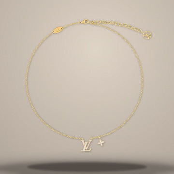 LOUIS VUITTON Ikonische Emaille-Halskette weiß M01092 157285698