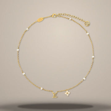 Louis Vuitton Floral XS Necklace in Gold Metal M03901 157285708