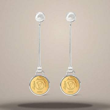 LOUIS VUITTON Ohrstecker mit LV-Signet in Palladium-Finish M03700 157337602