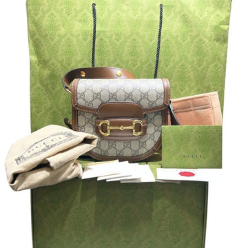 GUCCI 1955 ホースビット スプリーム ミニ ラウンド ショルダーバッグ クロスボディ 760191 157286646