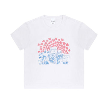 RE DONE 50S ボックスシスターズ レディース 半袖Tシャツ 157225114 [P]