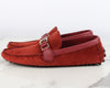 LOUIS VUITTON モカシンスウェードレッド 7(260) 157290353 [P]
