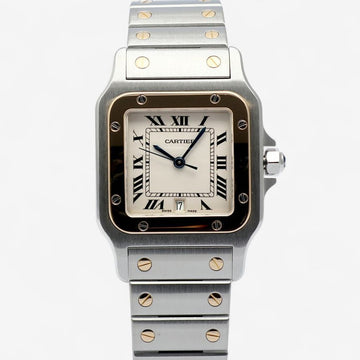 CARTIER Santos Galbee W20011C4 Kombi große Herrenuhr Vintage 2000er 157293291