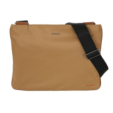 KITON ナイロンレザー フラットクロスバッグ 153793382