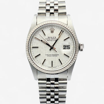Rolex Datejust 36 Men's Steel Watch 16014 Vintage Silver Dial 1984 157294610